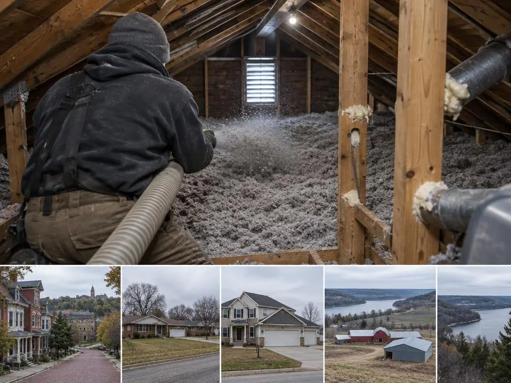 Attic Insulation & Air Sealing in Lawrence, KS