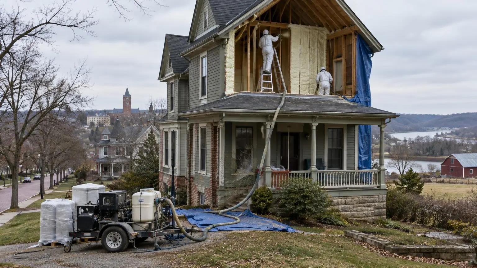 Spray Foam Insulation in Lawrence, KS